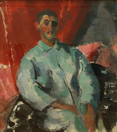 Rik Wouters Self-portrait with Black Bandage oil painting picture